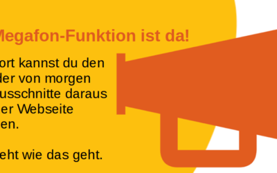 Eventfunktion aktiv! 2020 kann kommen