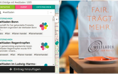 1000 Weltläden und mehr – alles auf einer Karte