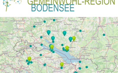 Karte der Gemeinwohlregion Bodensee