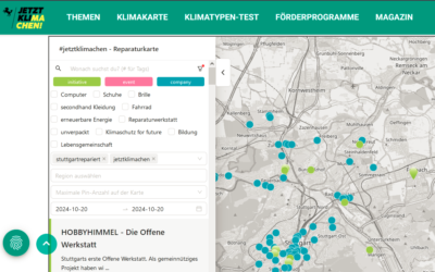 Neue Reparaturkarte für Stuttgart