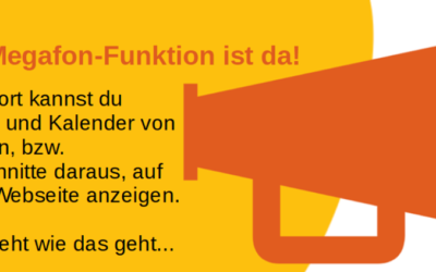 Der Kalender von morgen – Mit „Megafon-Funktion“